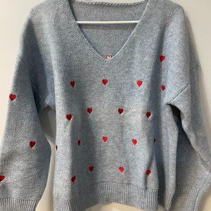 Pretty Garden Long Sleeve Sweater, Size Large (NWOT)